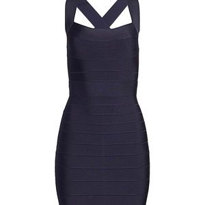 Beautiful black bandaged mini-dress